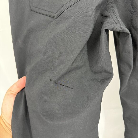 686 Women M Snowboarding Pants Waterproof Insulated Skinny Fit Black Flare TEAR - Picture 3 of 10